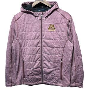 Minnesota Golden gophers college collegiate sports full zip Puffer Puffy Jacket